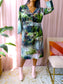 Lovely Dress Sophie botanical jungle print jurk