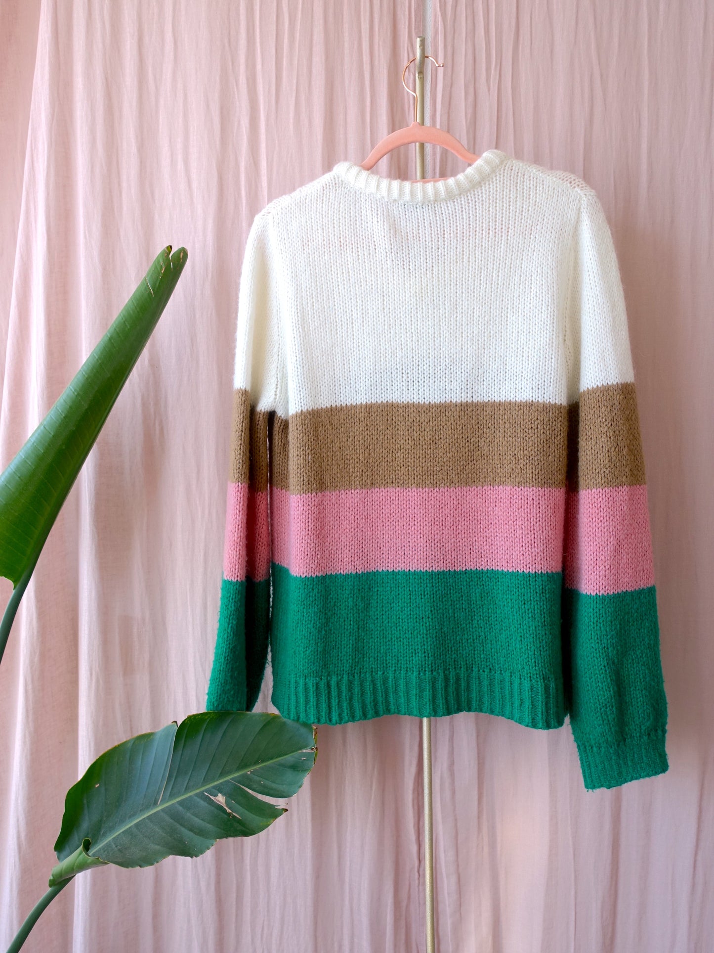 Modström colourblock mohairmix knit