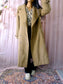 Vintage oversized camel coat wool