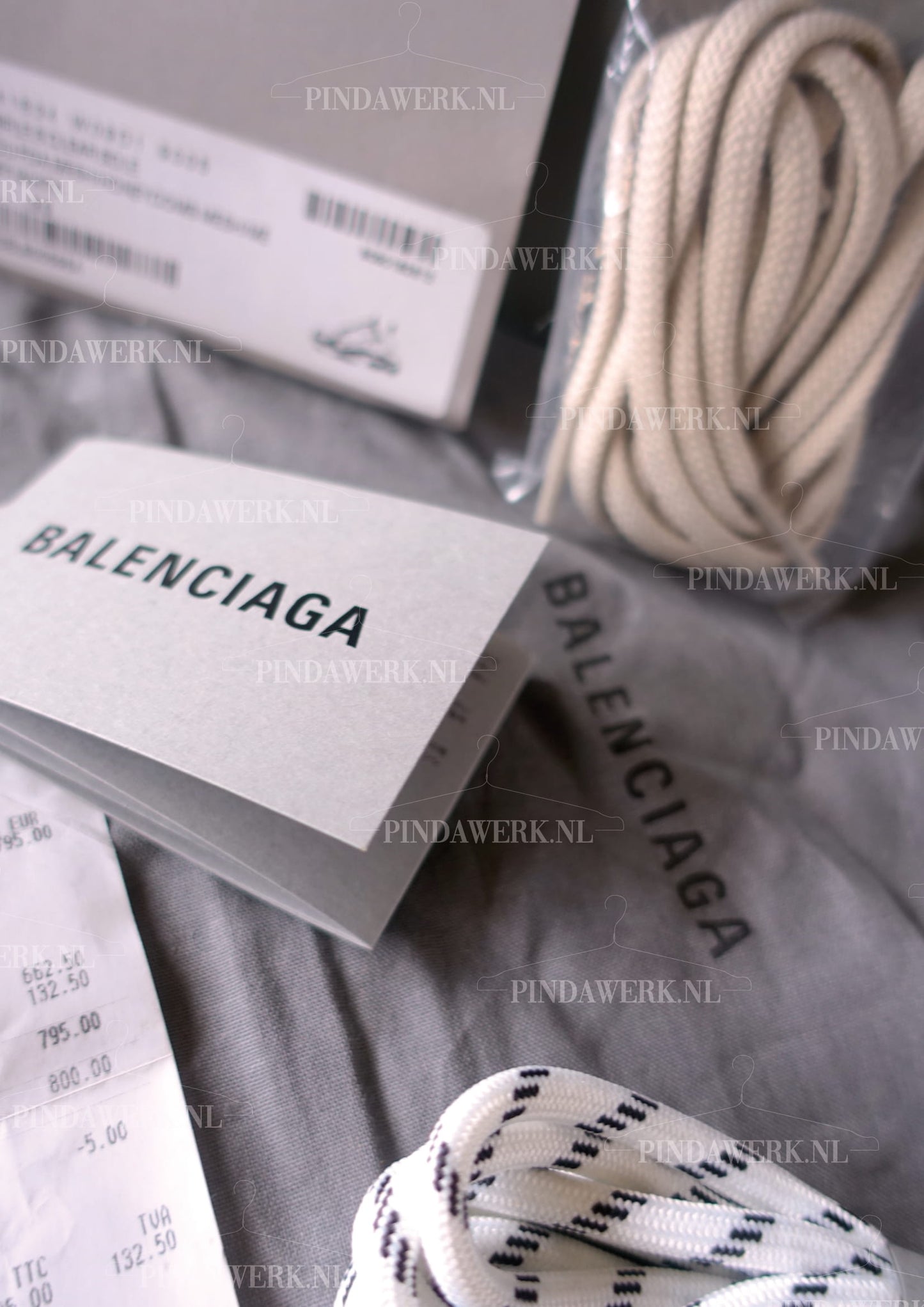 Balenciaga Triple S clear sole honeycomb / mesh offwhite